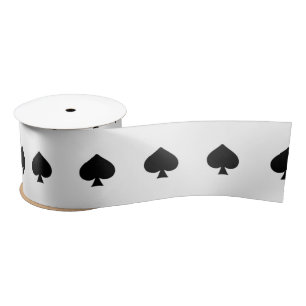black spade Thunder_Cove Satin Ribbon