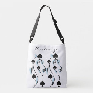 Black Spades Tattoo Style Thunder_Cove Crossbody Bag