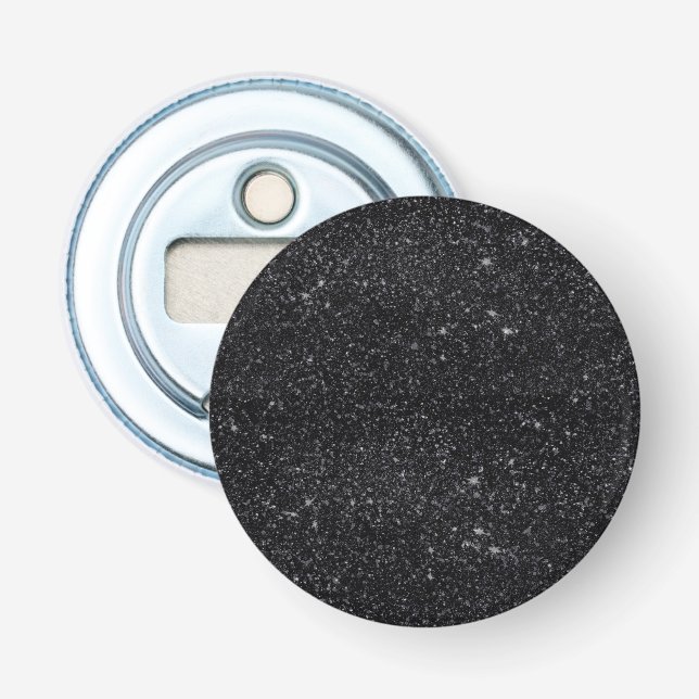 Black Sparkles Bottle Opener (Front)