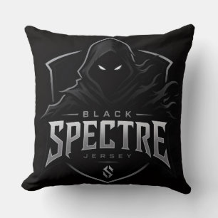 Black Spectre Gaming throw pillow