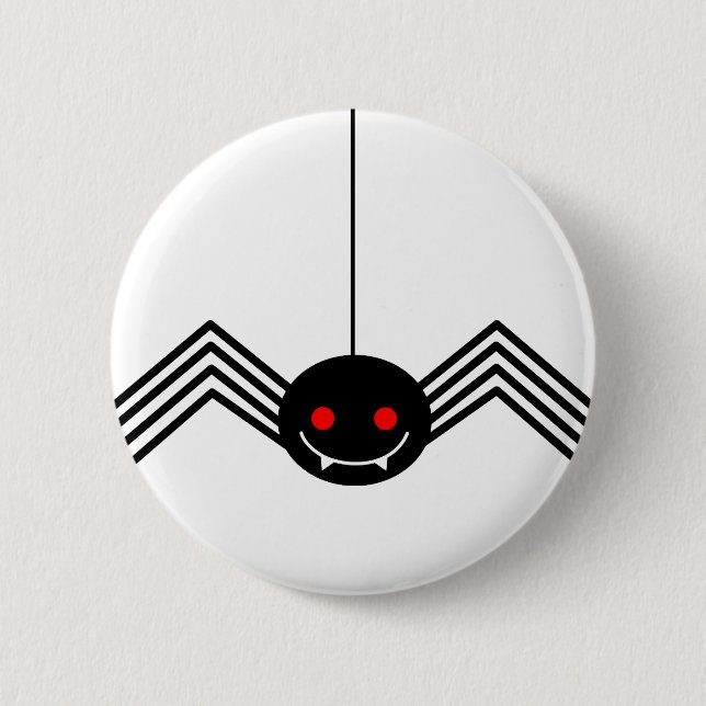 Black Spider Button (Front)