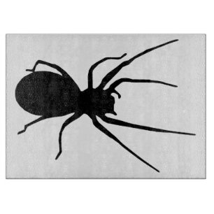 Black Spider Cutting Board