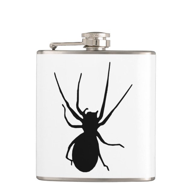 Black Spider Flask (Front)