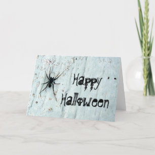 Black Spider Greeting Card