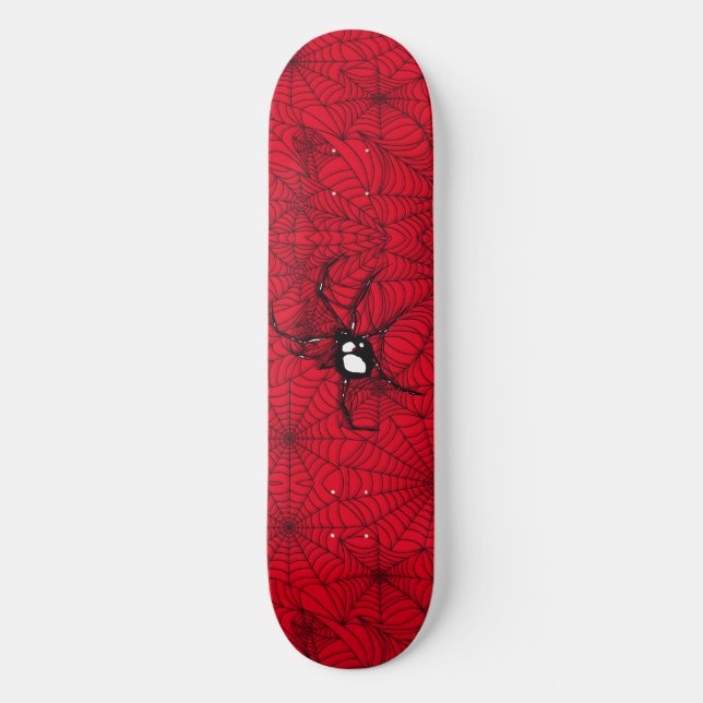 Black Spider  Skateboard (Front)