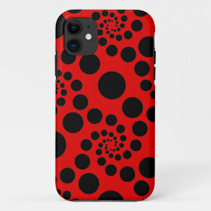 Black Spiral Dots - Personalise Your Own Case-Mate iPhone Case