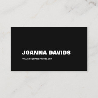 Black Splatter Paint Business Card