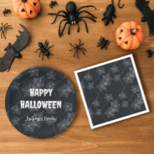Black Spooky Halloween customisable