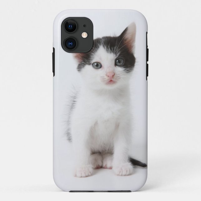 Black Spotted Kitten Case-Mate iPhone Case (Back)