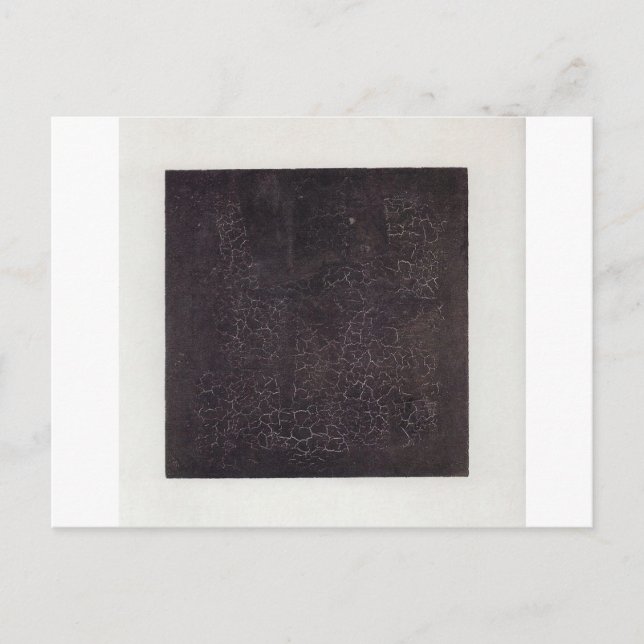 Black Square by Kazimir Malevich Postcard (Front)