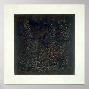 Black Square Poster