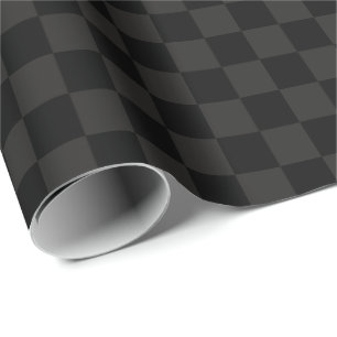 Black Squares Wrapping Paper