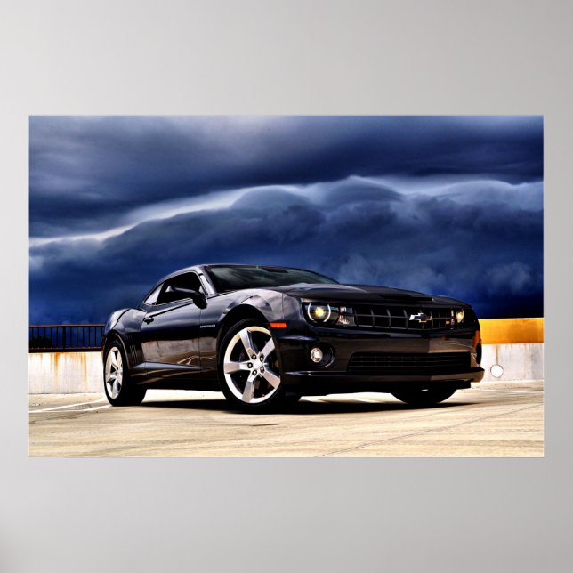Black SS Camaro Poster (Front)