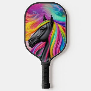 Black Stallion Colourful Mane Pickleball Paddle