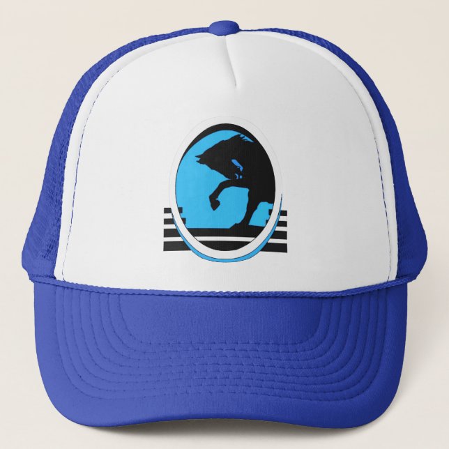 Black Stallon Trucker Hat (Front)
