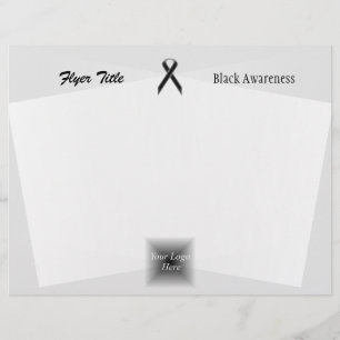 Black Standard Ribbon by Kenneth Yoncich Flyer