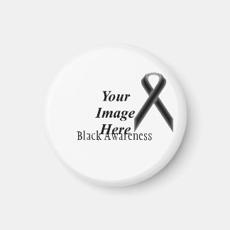 Black Standard Ribbon by Kenneth Yoncich Magnet