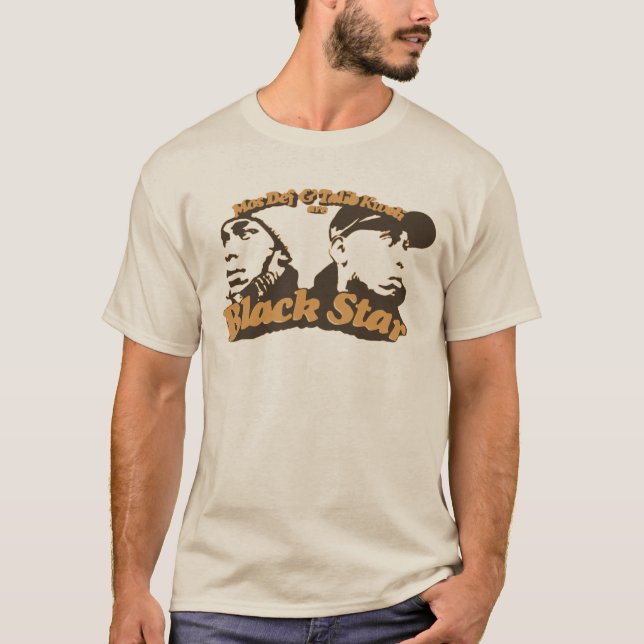 Black Star 80s/90s Hip Hop Rap Music Duo T-Shirt (Front)