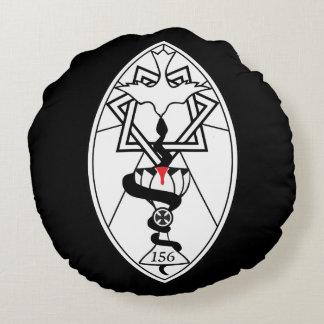 Black Star of Babalon Lamen & Logo Pillow