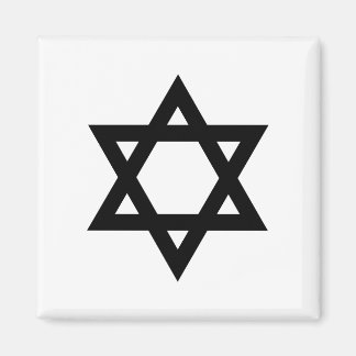 Black Star of David Magnet