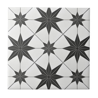 black star pattern classic black star tiles