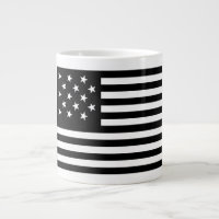 Black Star-Spangled Banner America Flag