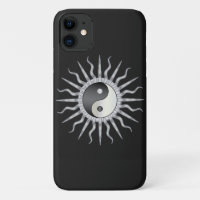 Black Starburst Yin Yang