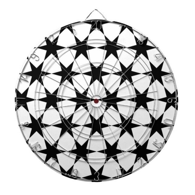 BLACK STARS DARTBOARD (Front)