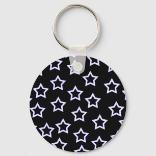 Black Stars Keychain