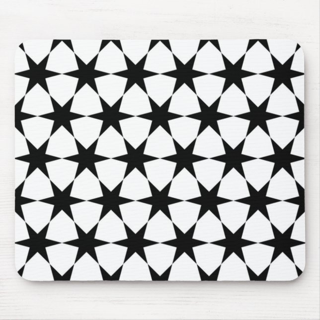 BLACK STARS MOUSE PAD (Front)