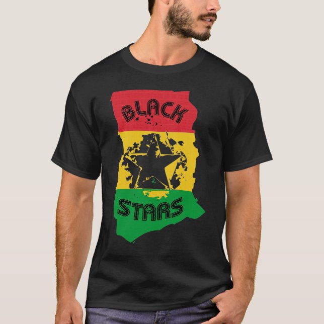 Black Stars T-Shirt (Front)
