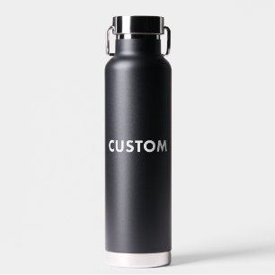 BLACK Steel XL Custom Thermal Tumbler Blank Water Bottle