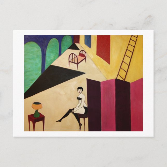 Black Stockings Postcard (Front)