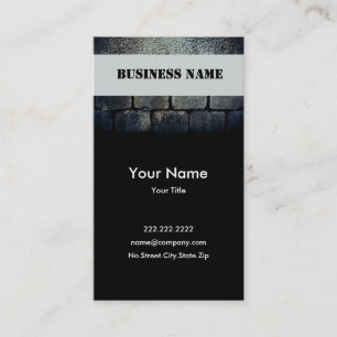 Black Stone Business Card