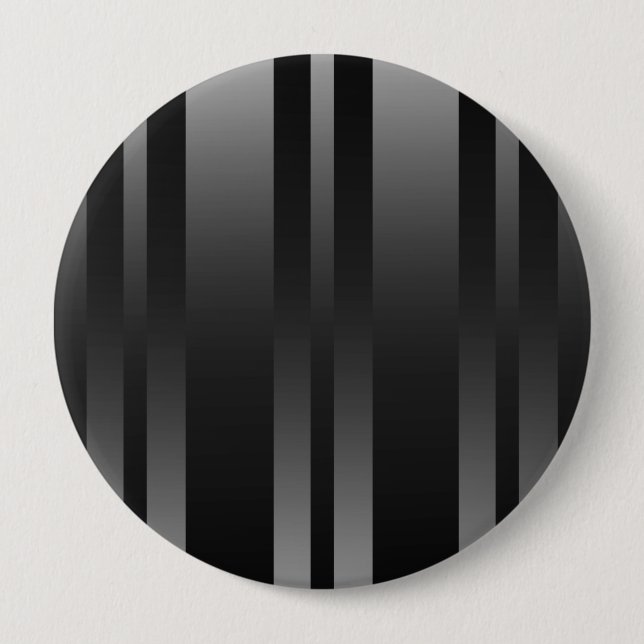 Black Stripes Background 10 Cm Round Badge (Front)