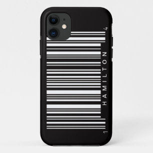 black stripes bar code name Case-Mate iPhone case