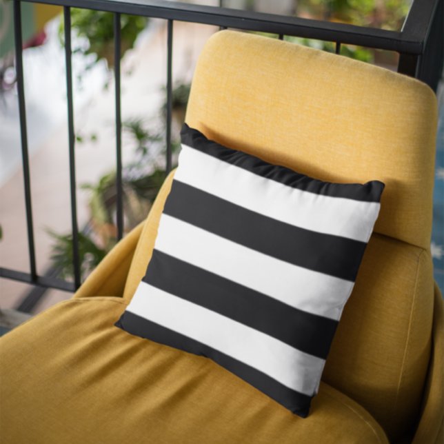 Black Stripes Cushion (Creator Uploaded)