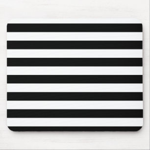 Black Stripes Mouse Pad