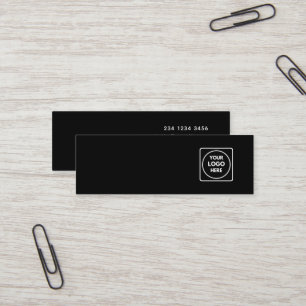 Black Stud Earring Display Card   Custom Logo 