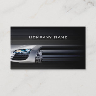 Black Stylish Automotive Business Card
