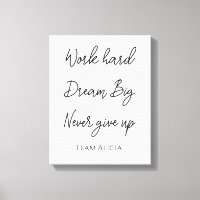 Black Success Quote Office Motivational Workplace