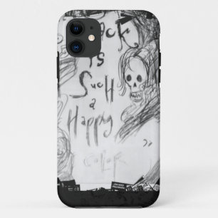 black such a happy colour iPhone 11 case