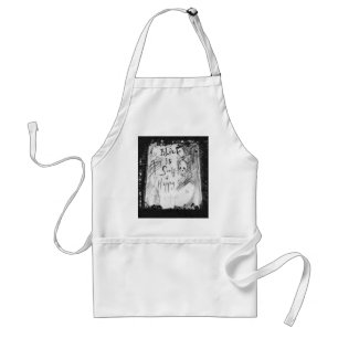 black such a happy colour standard apron