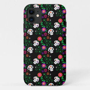 black sugar skull Case-Mate iPhone case