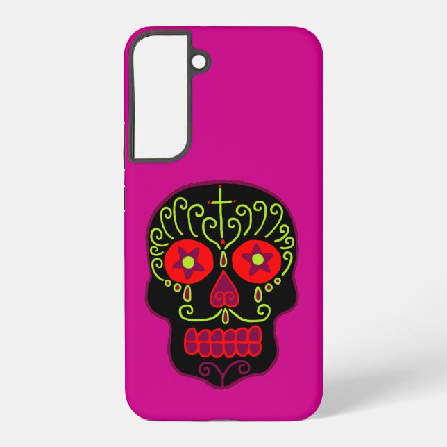 Black Sugar Skull Case-Mate iPhone Case (Back)