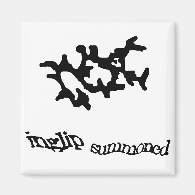 Black Summoning Weedalua Magnet (Front)