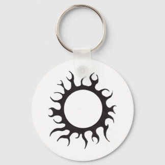 Black Sun Key Ring