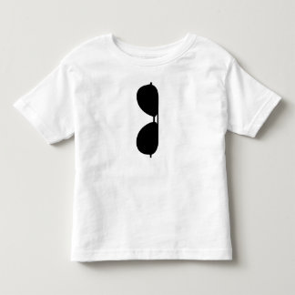 Black Sunglasses aviator glasses graphic baby boy Toddler T-Shirt