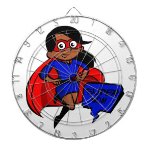 black super mum dartboard