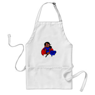 black super mum standard apron